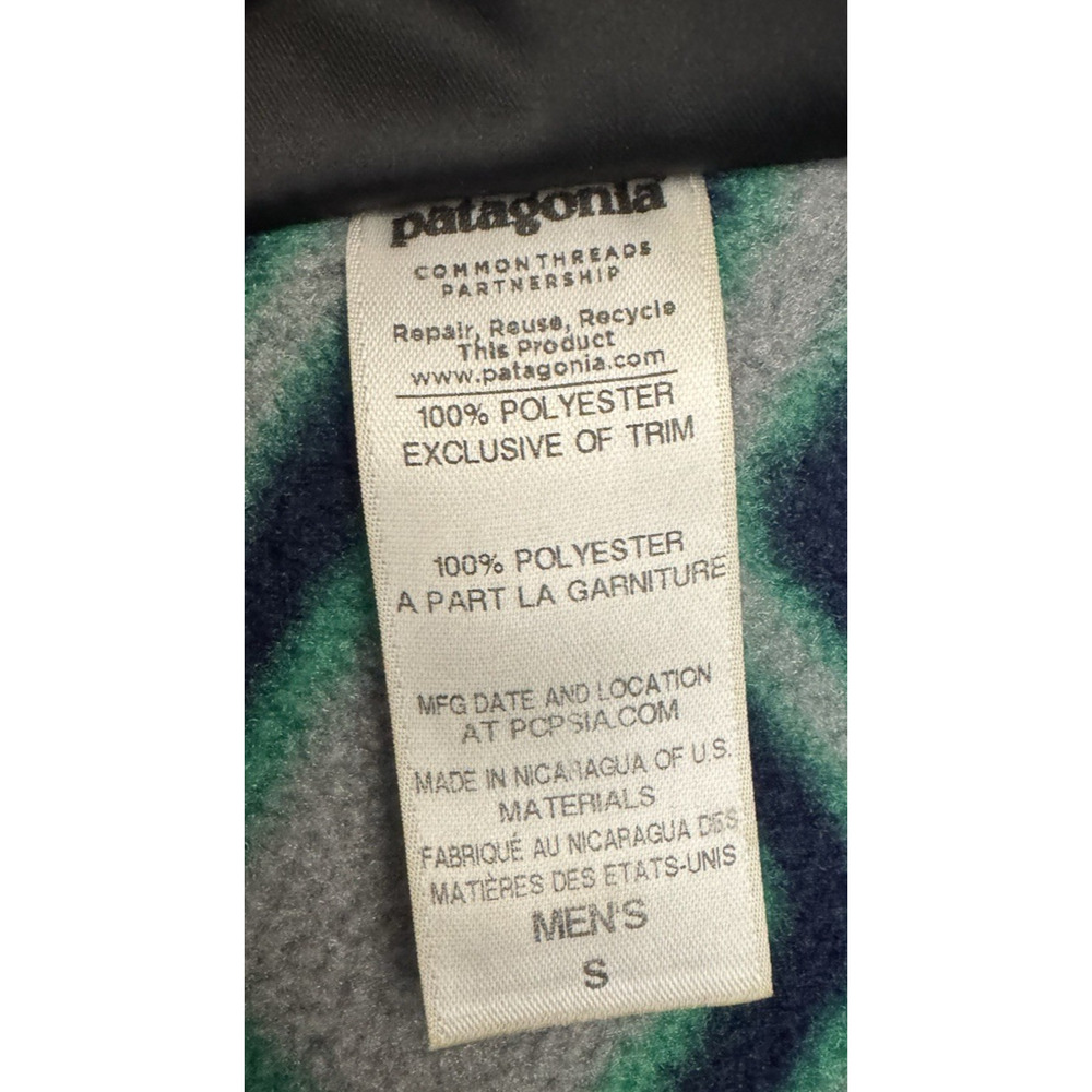 Patagonia Aztec Synchilla Snap-T Fleece Pullover Mens S Vtg Montana Siete Jacket - Picture 6 of 7
